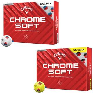 Callaway Chrome Soft Tru Track (2024) Golfbolde - Yellow