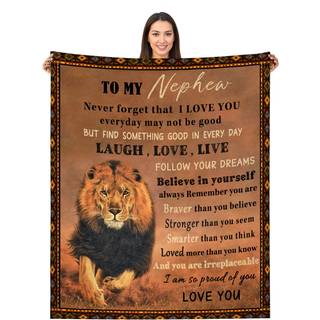 Nevø tæppe nevø gaver fra tante gaver til nevø Valentinsdag gaver til nevø 50 """"? 60 """"