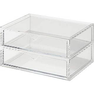 MUJI | 2 Drawer Stackable Acrylic Storage Box - 175 x 13 95 cm One Size