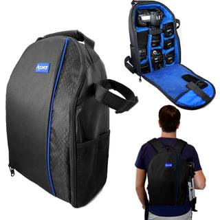 Acuvar BPack03 polstret rygs?k med tilpasselig indvendig polstring og regnafd?kning til SLR/DSLR -kameraer Action Digital Camera