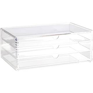 MUJI | 3 Drawer Stackable Acrylic Storage Box One Size