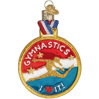 Old World Christmas Ornament Gymnastics Multi