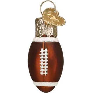 Old World Christmas Gumdrops Mini Football Glass Blown Ornament för julgran