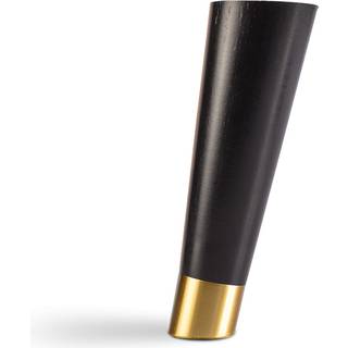 Egens Sengeben Lutende Sort Eg/mässing 12 cm