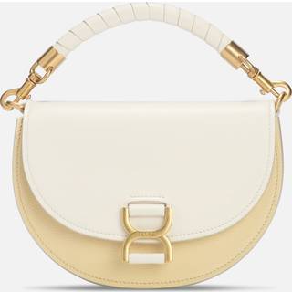 ChloÃ© Marcie Small leather tote bag - white - One Size
