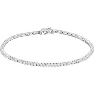 Siersbøl 14kt. hvidgulds tennisarmbånd diamant 1.54ct W/SI