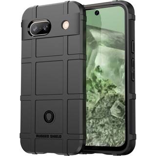 Google Pixel 8a Rugged Shield Series Håndværker Bagside Cover - Sort