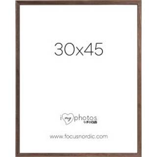 Focus Rock Walnut veneer 30X45 - Ramme
