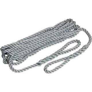 Robline fenderline 3-slået grå 2 pak 8,0 mm