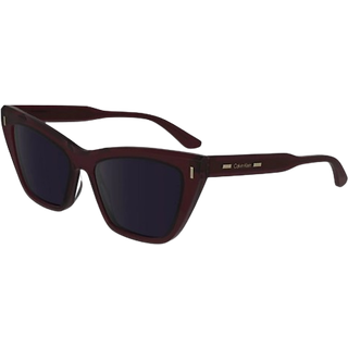 Calvin Klein Kvinde CK24505S 605 Solbriller Acetat Rød Violet Sommerfugl Normal Normal - Rød
