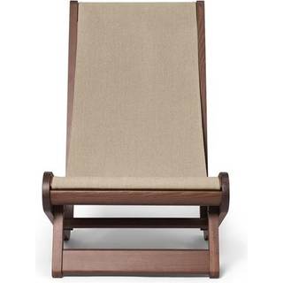 Hemi Lounge Chair - Dark Stained/Natural