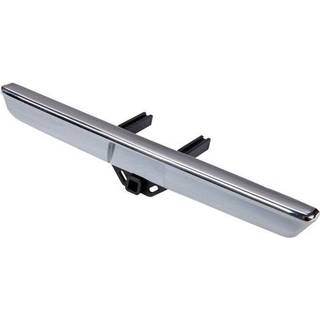 Traxxas - TRX9124 - Bumper, rear (chrome)/ bumper mount/ 3x10 BCS (2)