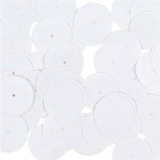 Pailletten zum Aufnähen 20mm 5g - Weiß