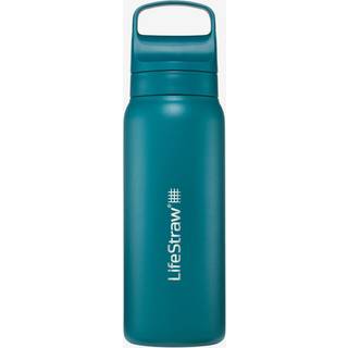 Lifestraw GO 2.0 - 2-stage drikkeflaske - Vakuum rustfrit stål - 700 ml - Grøn-blå