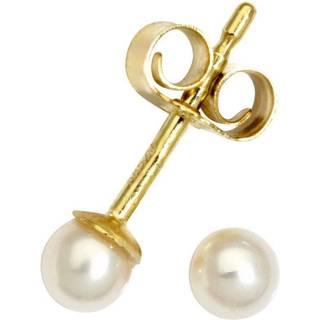 Schneider Basic Ohrstecker - Süßwasser Zuchtperle 4mm - SWP4 - gold