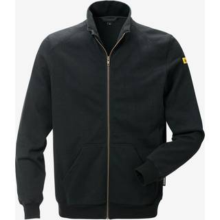 Fristads 121675 ESD Sweat Jakke 4080 / Arbejdsjakke Sort 2XL