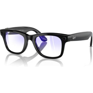 Ray - Ban Unisex Meta RW4008 Wayfarer 601/SB Optiske stel Injiceret Sort Transparent Firkantet Anti-blå lys