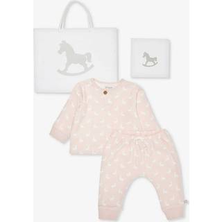 The Little Tailor The Little Tailor Baby 2 Piece Jersey Bunny Print 100% Cotton Gift Set
