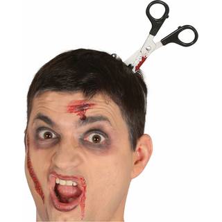 Blutige Schere Halloween Haarreif