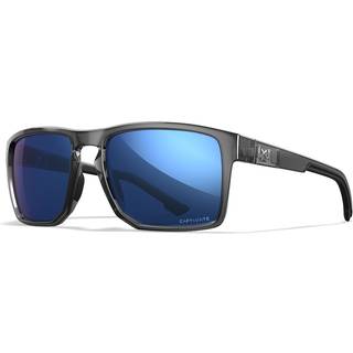 Wiley X FOUNDER Polarized AC6FND09 56 Solbriller Mænd Grå - Transparent Glossy Grey - 56mm