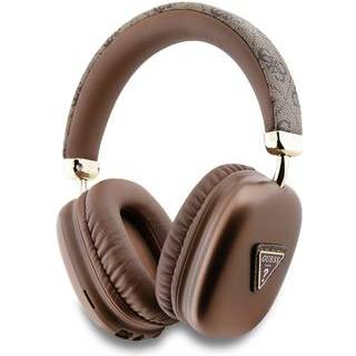 Guess 4G Bluetooth-hovedtelefoner med trekantlogo - Brun