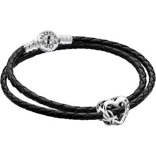 Pandora 51520 Set Leder-Armband für Damen mit Charm Love You Mum