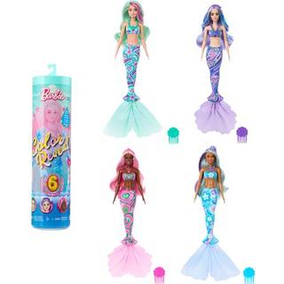 Barbie Color Reveal havfrue-dukke med 6 overraskelser