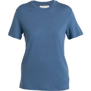 Icebreaker Women's Merino 150 Tech Lite III S/S Relaxed Merino-shirt Damer størrelse L farve blå