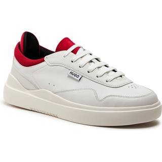 HUGO Herren Sneaker weiß Glattleder