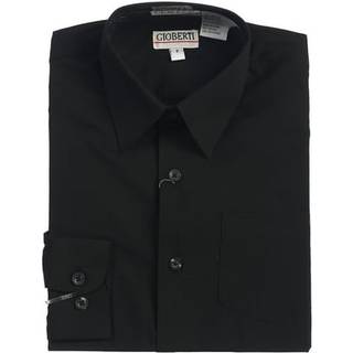 Gioberti Big Boys 'Long?rmet kjole Shirt Black 16
