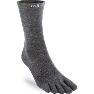 Injinji Men's Liner Crew Wool Slate, S