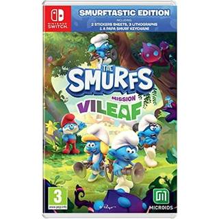 The Smurfs: Mission ViLeaf (Smurftastic Edition) (Code in a Box) - Nintendo Switch - Platformer