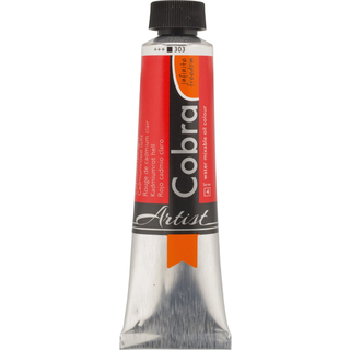 Cobra Artist 40 ml. - vandbaserede olief... 306 Cadmium Red Deep