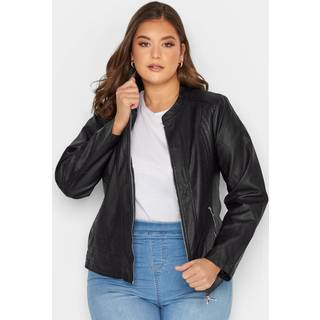 Yours Curve Yours Curve Black Centre Front Jacket