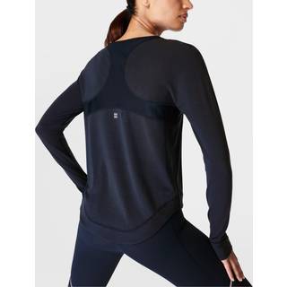 Sweaty Betty Sweaty Betty Navy Blue Breathe Easy Sleeve Top