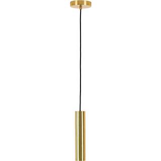 Pendel Lampe i messing med stofledning på 120 cm Pære: GU10/5W LED IP20 - 6409108