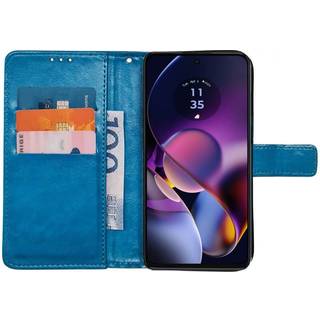 Wallet cover 3-kort Motorola Moto G54 - Lyseblå