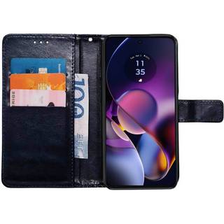 Wallet cover 3-kort Motorola Moto G54 - Mørkeblå