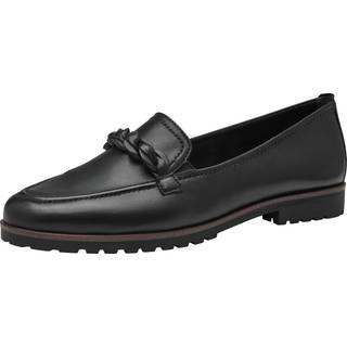 Loafers, Black Leather, 42