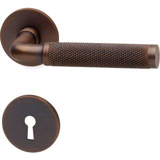 Habo Lexington dørgreb inkl. nøgleskilt, bronze