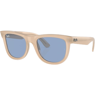 Ray - Ban Unisex RBR0502S WAYFARER REVERSE 678072 Solbriller Acetat Beige Blå Firkantet Normal