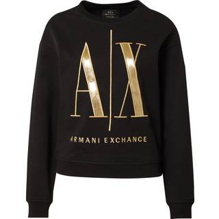 Armani Exchange Woman Sweatshirt Black Str. S