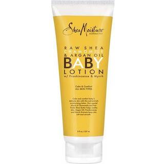 SheaMoisture Raw Shea Chamomile & Argan Oil babylotion til børn - Beroligende daglig fugtighedscreme til følsom hud