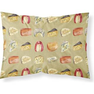 """" Caroline's Treasures Cheeses Pillowcase Standard multicolor """"