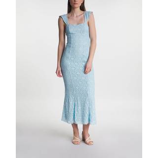 Lace Wide Strap Dress - Omphalodes - ROTATE - Lyseblå S