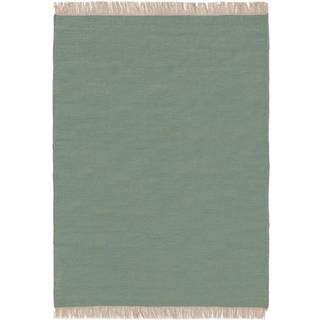 Håndvævet uldtæppe Liv med frynser