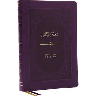 KJV Holy Bible: Giant Print Thinline Bible, Purple Leathersoft, Red Letter, Comfort Print (Thumb Indexed): King James Version (Vintage Series)