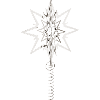 Topstjerne, stor, Georg Jensen, Messing belagt med palladium