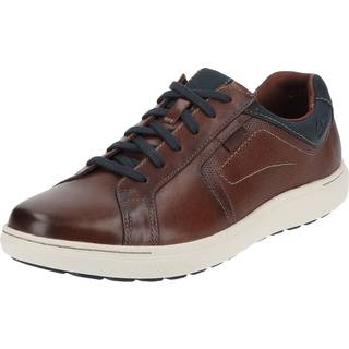 Clarkstil mænd. 26176886 Mapstone Lace brune træningssko i læder (48), Fast, Blonder, Casual