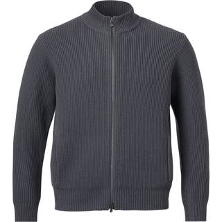 Charles Tyrwhitt Chunky Rib Zip Højhalset CardiganXX-Large